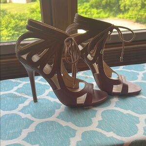 Wild Diva Brown Elegant High Heels